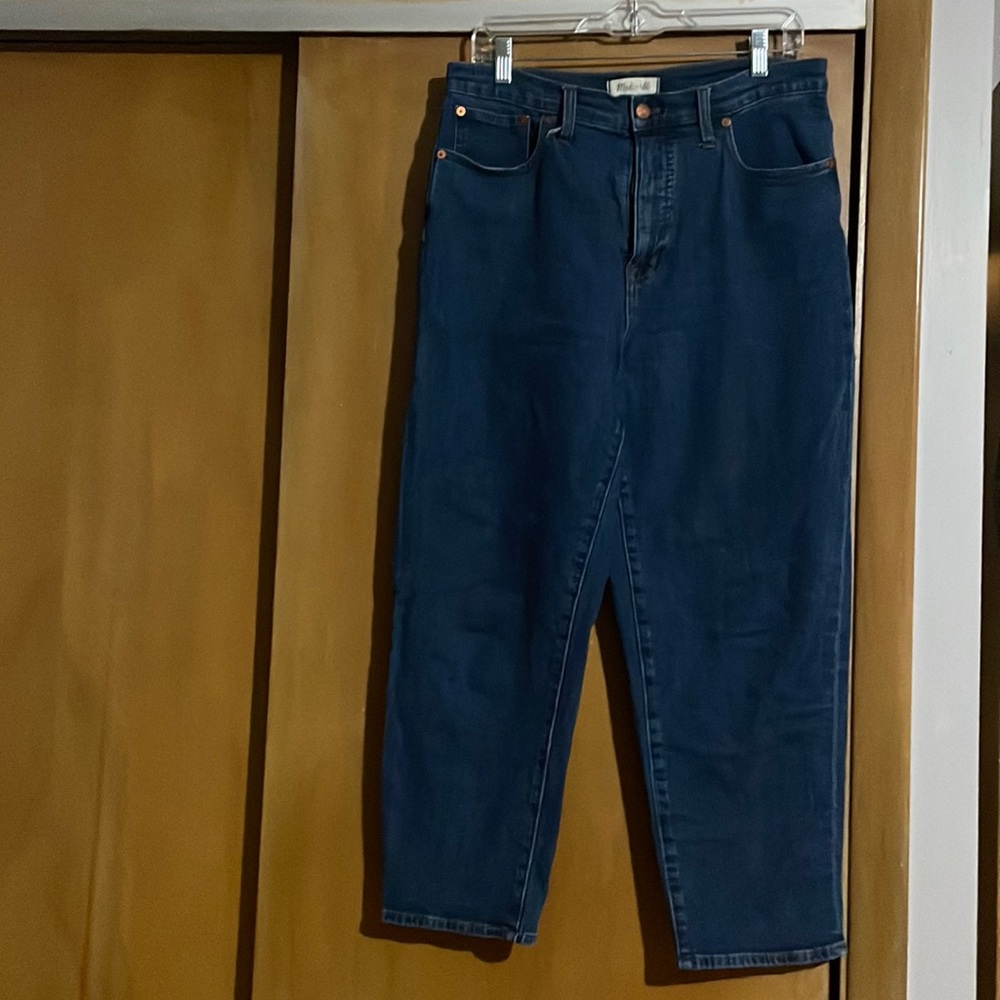 Madewell Straight Leg Cropped jeans